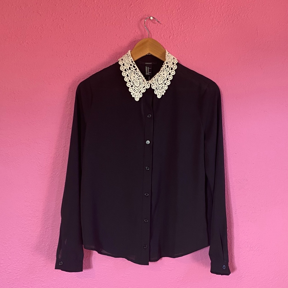 Forever 21 Peter Pan collar shirt